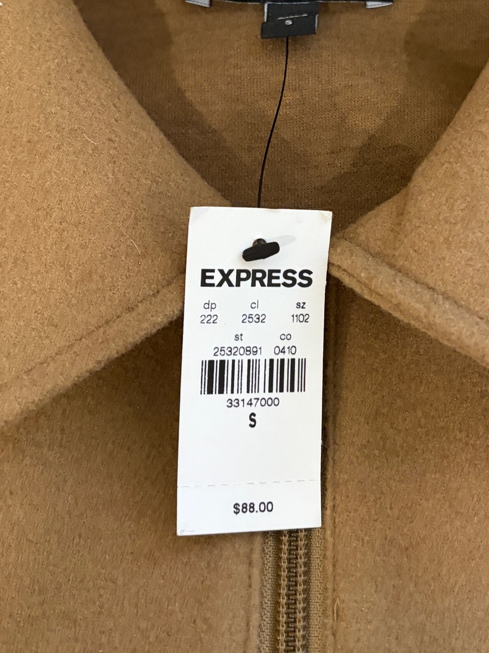 Express Men Wool Coat - Picture 2 of 4